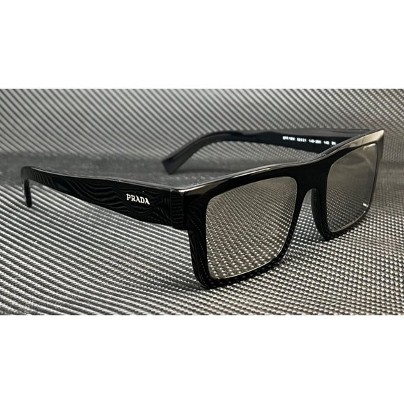 Prada Silver Mirror Men's Sunglasses - Picture 3 of 5